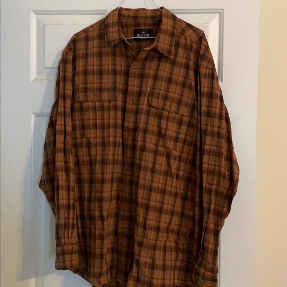 Redhead men’s button down shirt